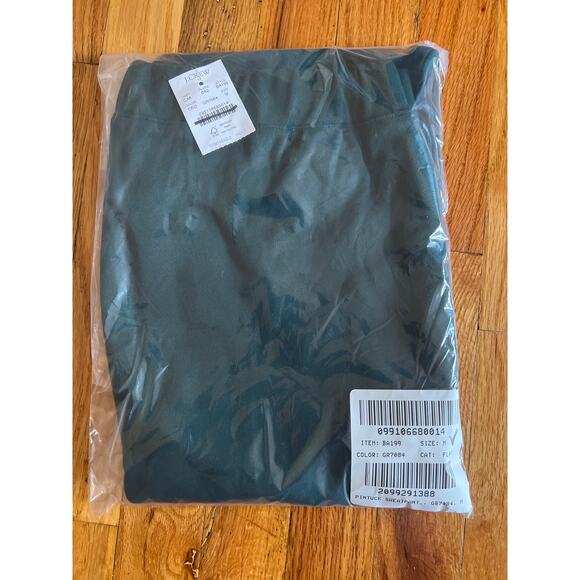 J. Crew Pintuck sweatpant in Old Forest NWT size Medium - Picture 7 of 7